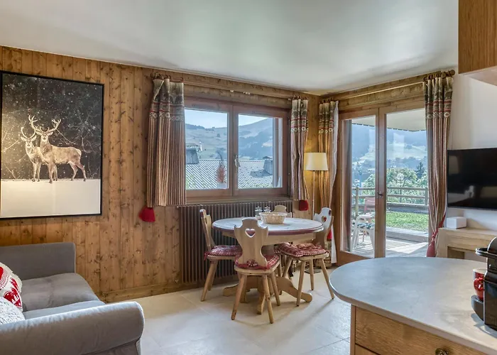 Cosy Avec Terrasse A Megeve, Ideal Pour 2 A 3 Personnes - Fr-1-453-317 Megève
